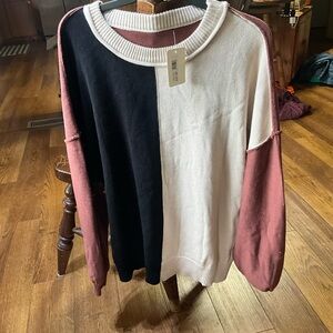 NWT X-Large sweater top